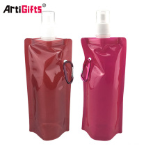 Bouteille de Sports Sports Fold Bouteille de voyages Portable en plastique